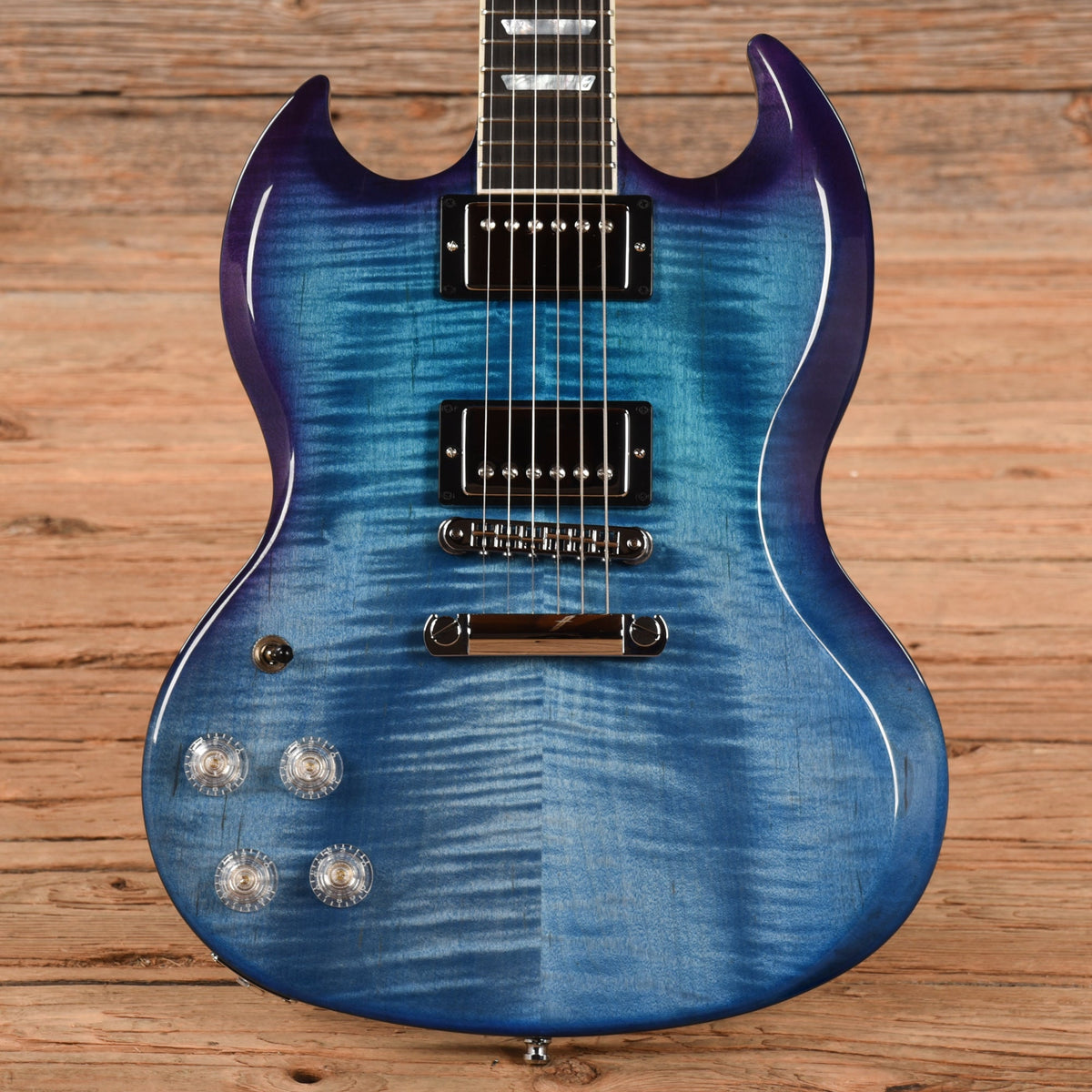 Gibson SG Modern Blueberry Fade 2022 LEFTY - MusicMarket