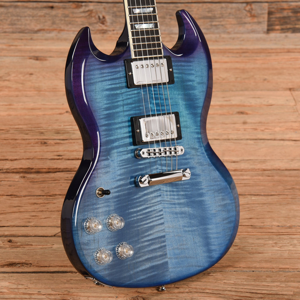 Gibson SG Modern Blueberry Fade 2022 LEFTY - View 2 | MusicMarket