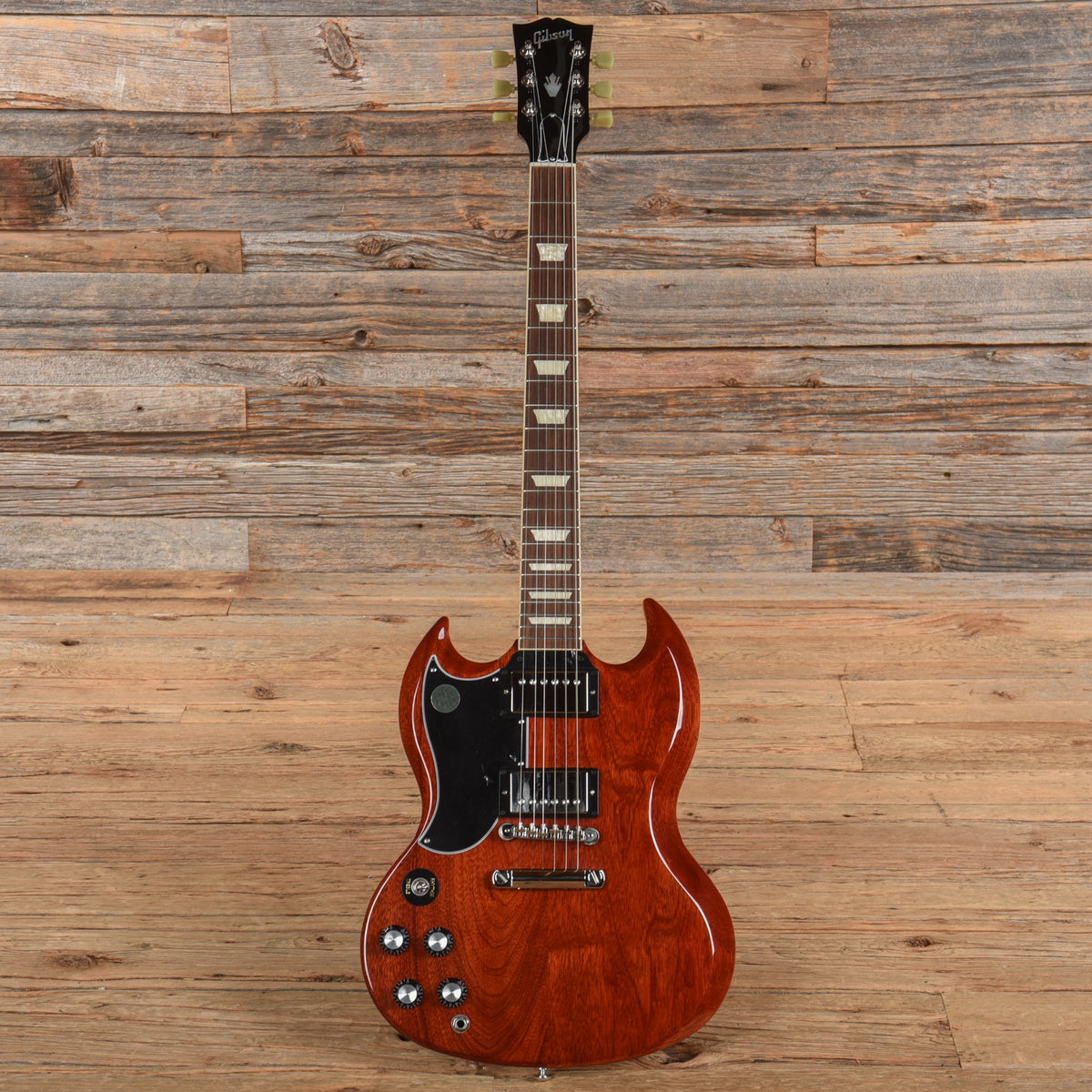Gibson SG Standard 61 Vintage Cherry 2021 LEFTY - View 4 | MusicMarket