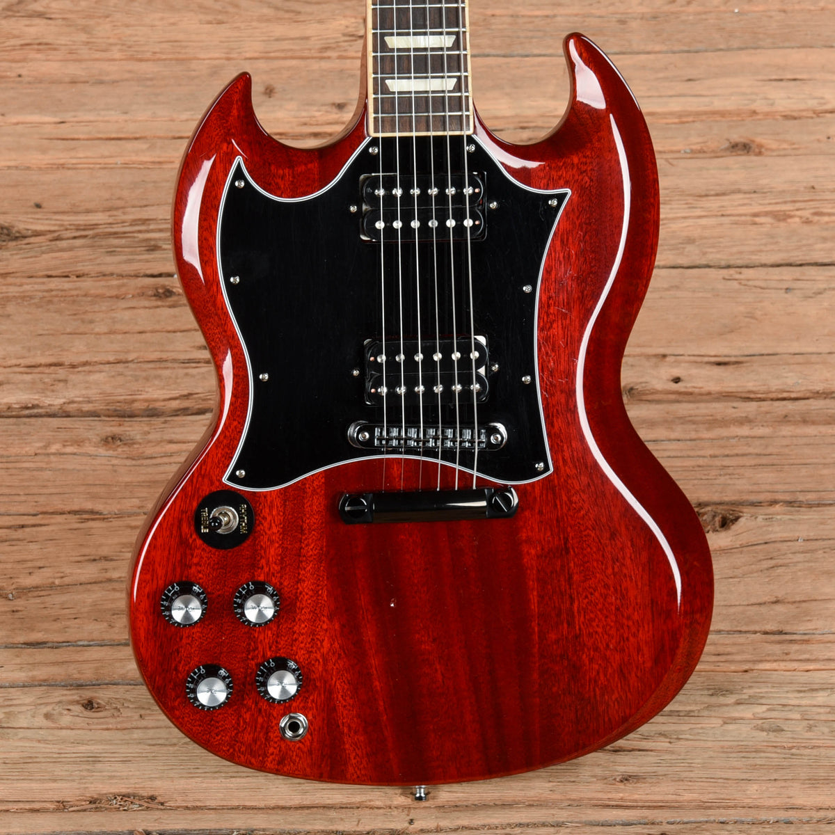 Gibson SG Standard Cherry 2021 LEFTY - View 2 | MusicMarket