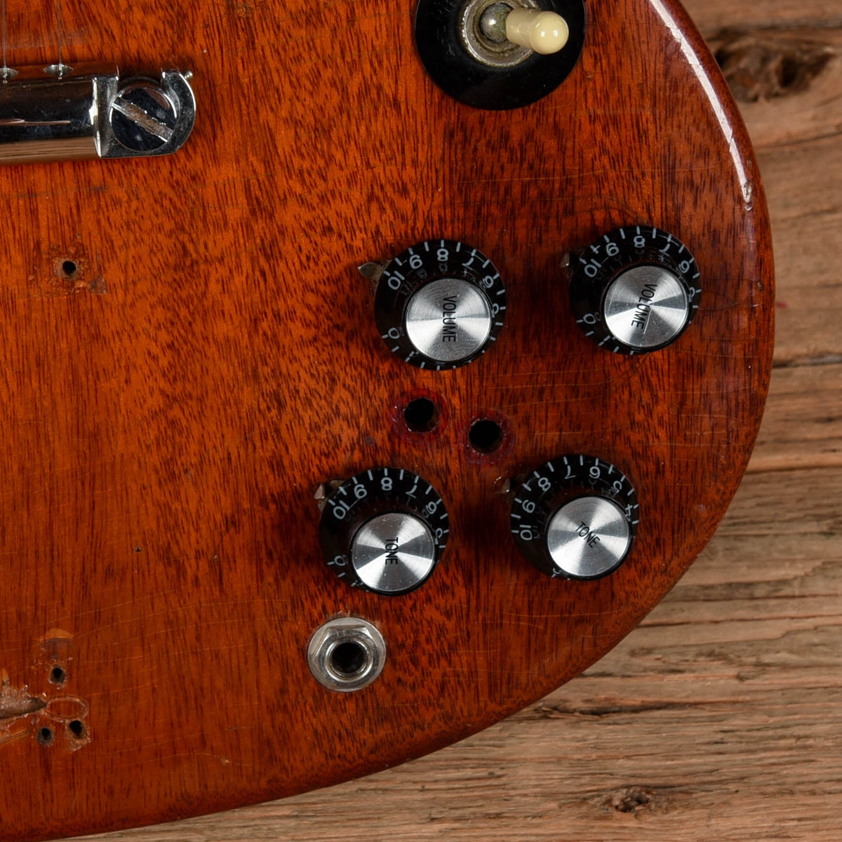 Gibson SG Standard Modified Cherry 1965 - View 12 | MusicMarket