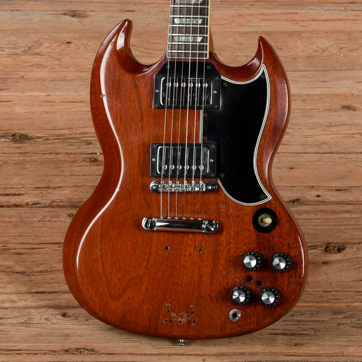 Gibson SG Standard Modified Cherry 1965 - View 2 | MusicMarket