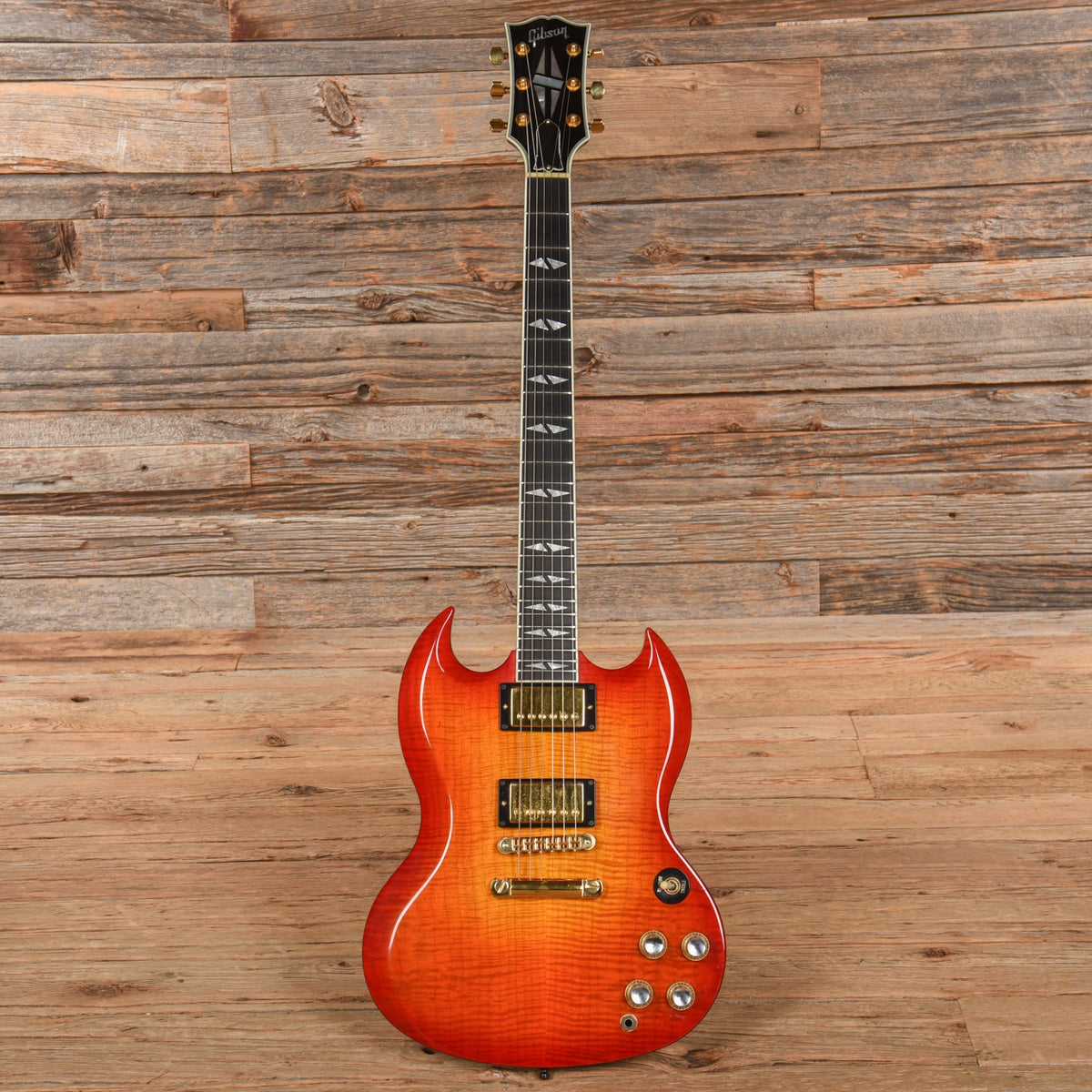 Gibson SG Supreme Cherry Sunburst 2000 - View 4 | MusicMarket