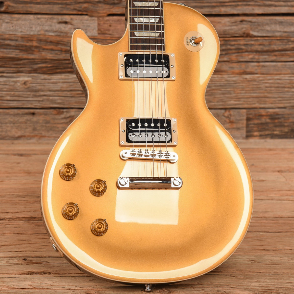 Gibson Slash Victoria Les Paul Gold 2021 LEFTY - View 8 | MusicMarket