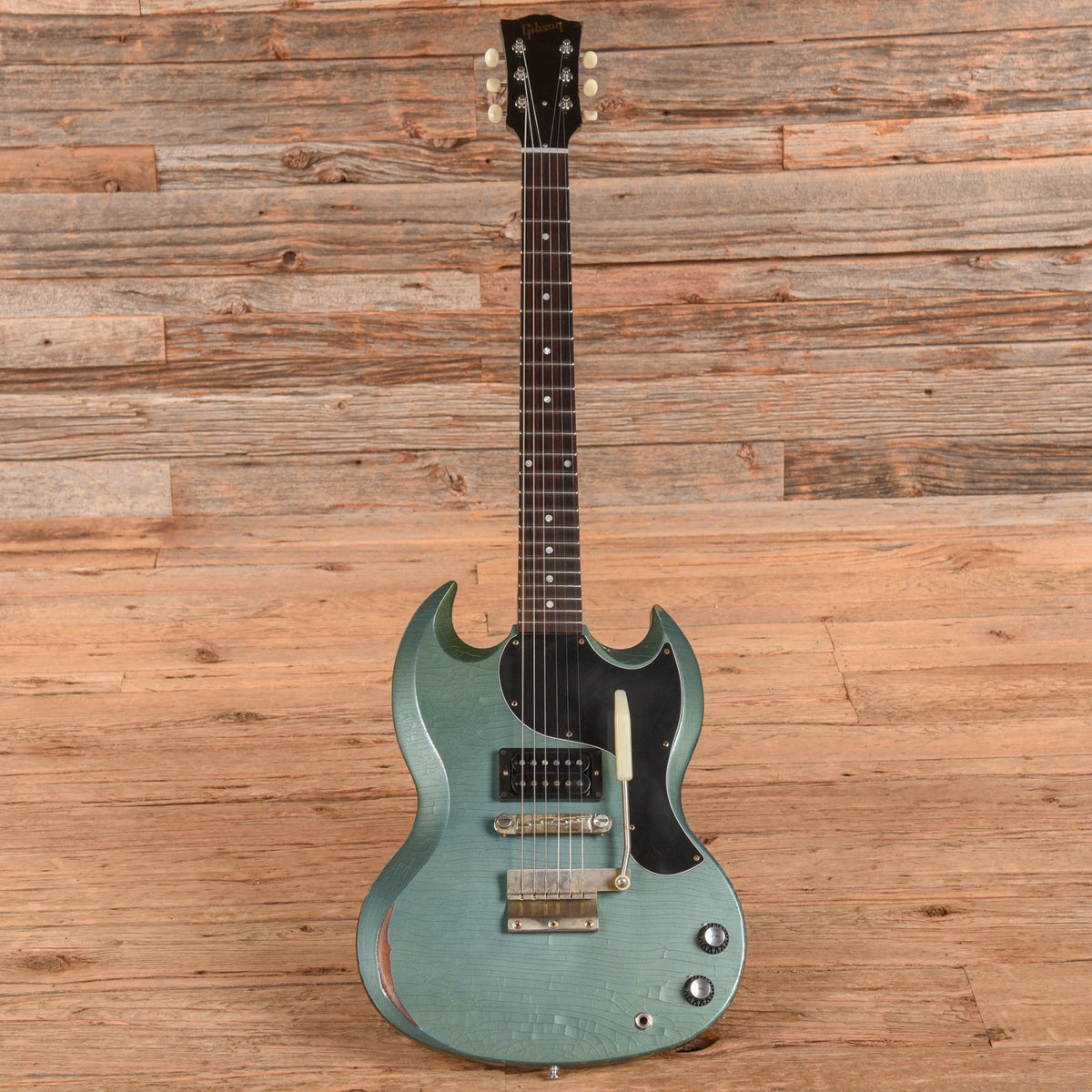 Gibson 63 SG Junior Pelham Blue 2023 - Zac Brown - View 4 | MusicMarket