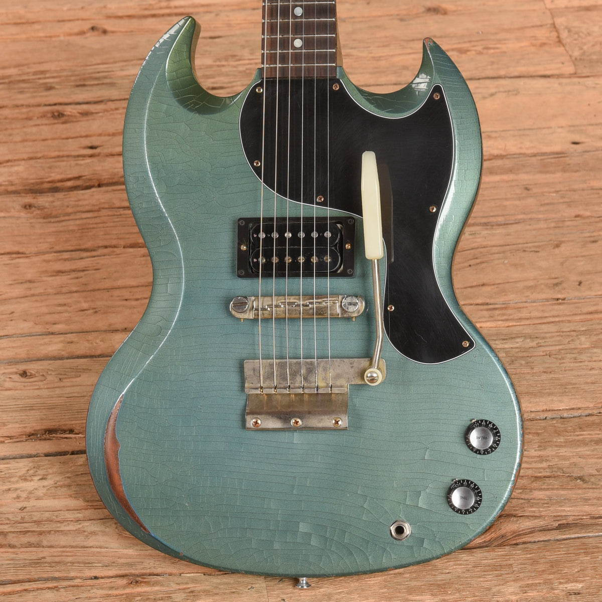 Gibson 63 SG Junior Pelham Blue 2023 - Zac Brown - View 2 | MusicMarket