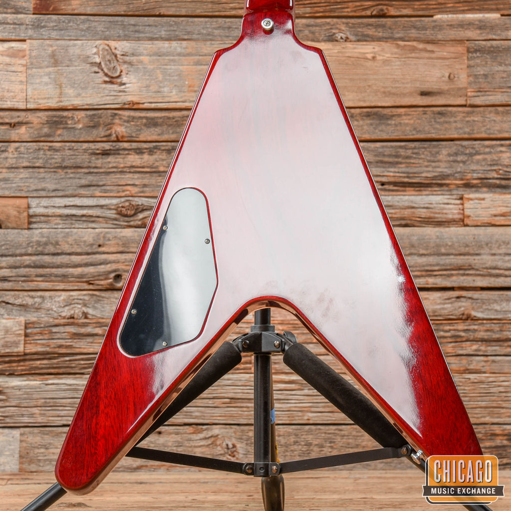 Gibson Custom Flying V Standard Washed Cherry - View 9 | MusicMarket