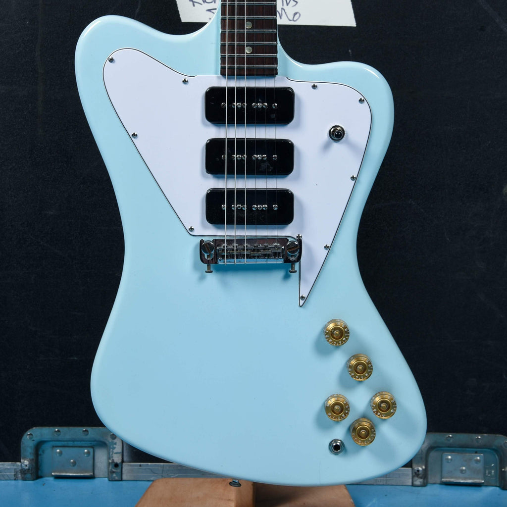 Gibson Firebird III Arctic Blue Refin 1966 - View 3 | MusicMarket