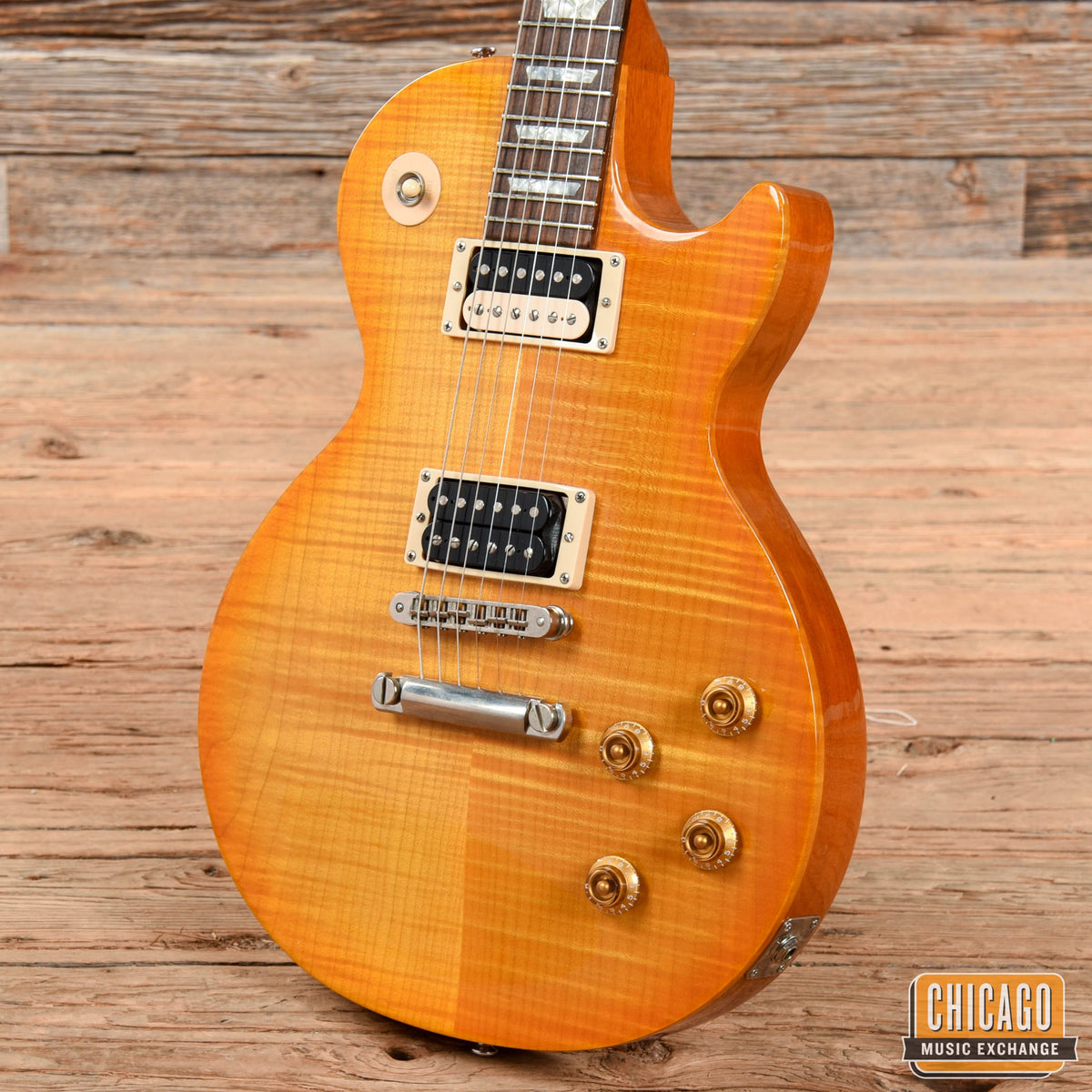 Gibson Les Paul Standard Gary Moore Signature Lemon Burst 2001 - View 4 | MusicMarket
