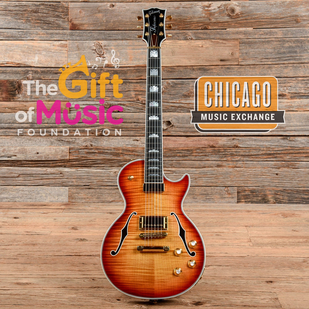 Gibson LP Supreme Heritage Cherry Sunburst Perimeter 2015 - MusicMarket