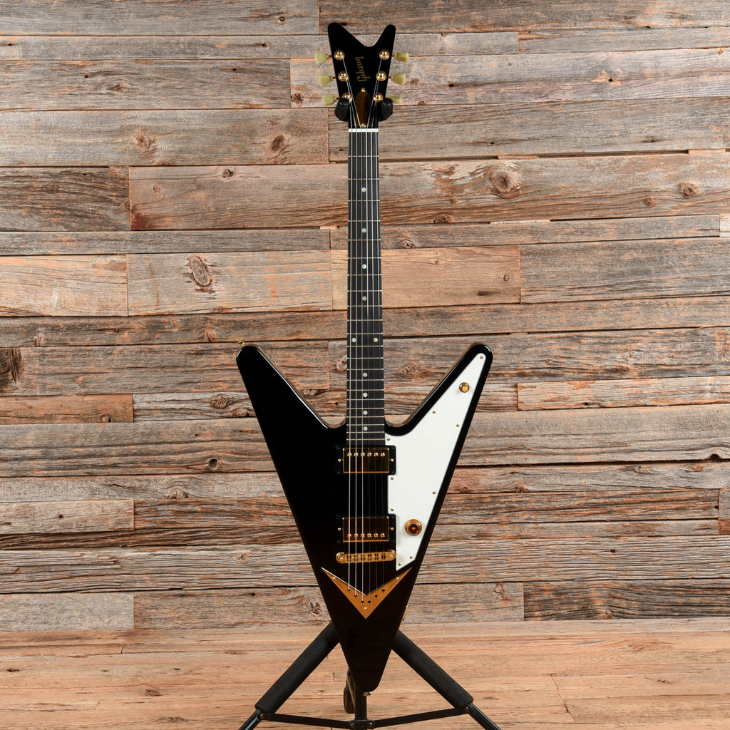 Gibson Reverse Flying V Black - Dave Amato of REO Speedwagon - View 4 | MusicMarket