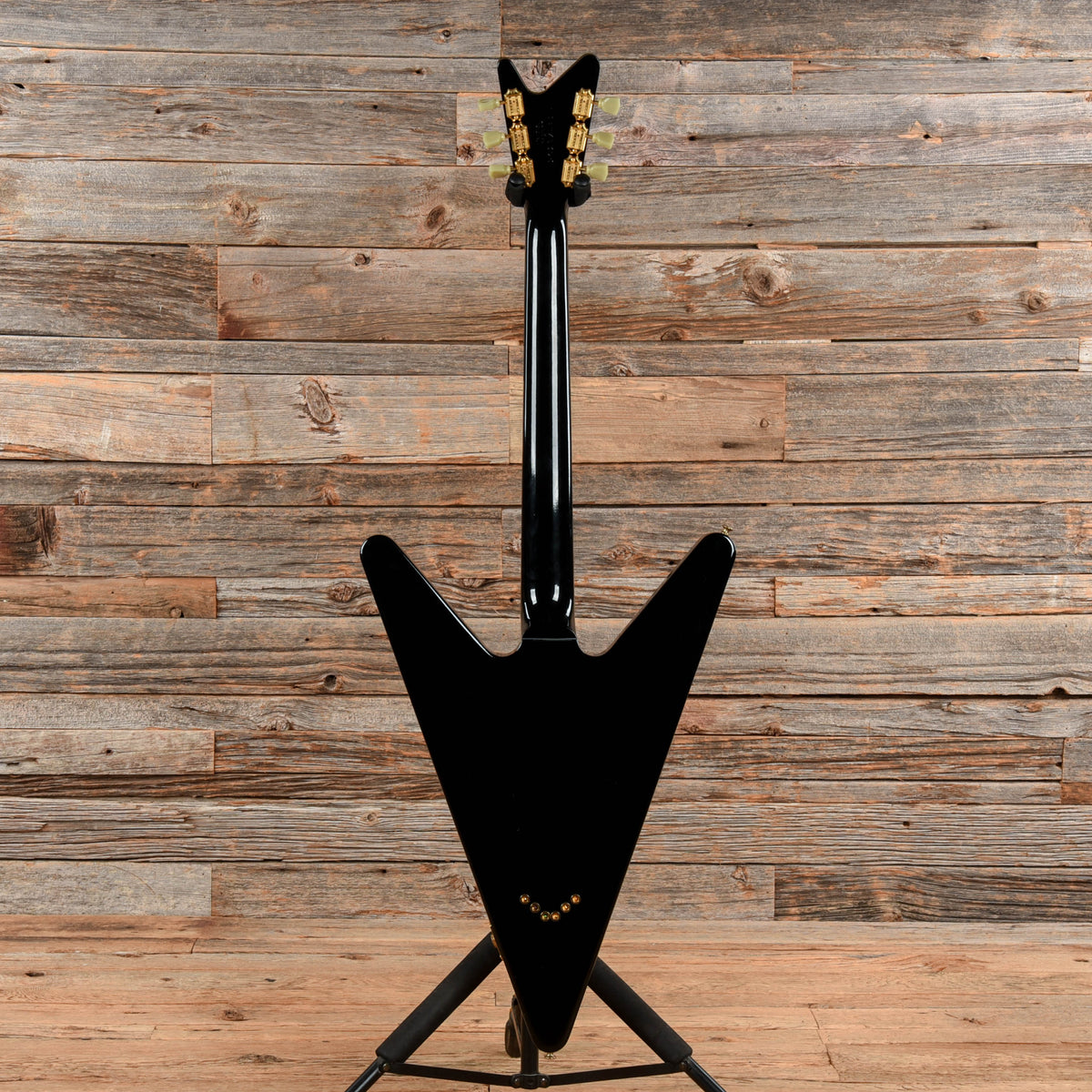 Gibson Reverse Flying V Black - Dave Amato of REO Speedwagon - View 5 | MusicMarket