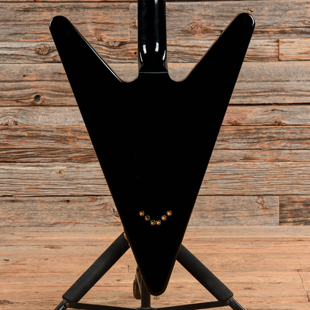 Gibson Reverse Flying V Black - Dave Amato of REO Speedwagon - View 3 | MusicMarket
