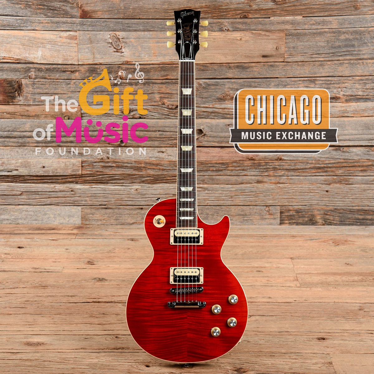 Gibson Slash Signature Les Paul Vermillion Red - MusicMarket