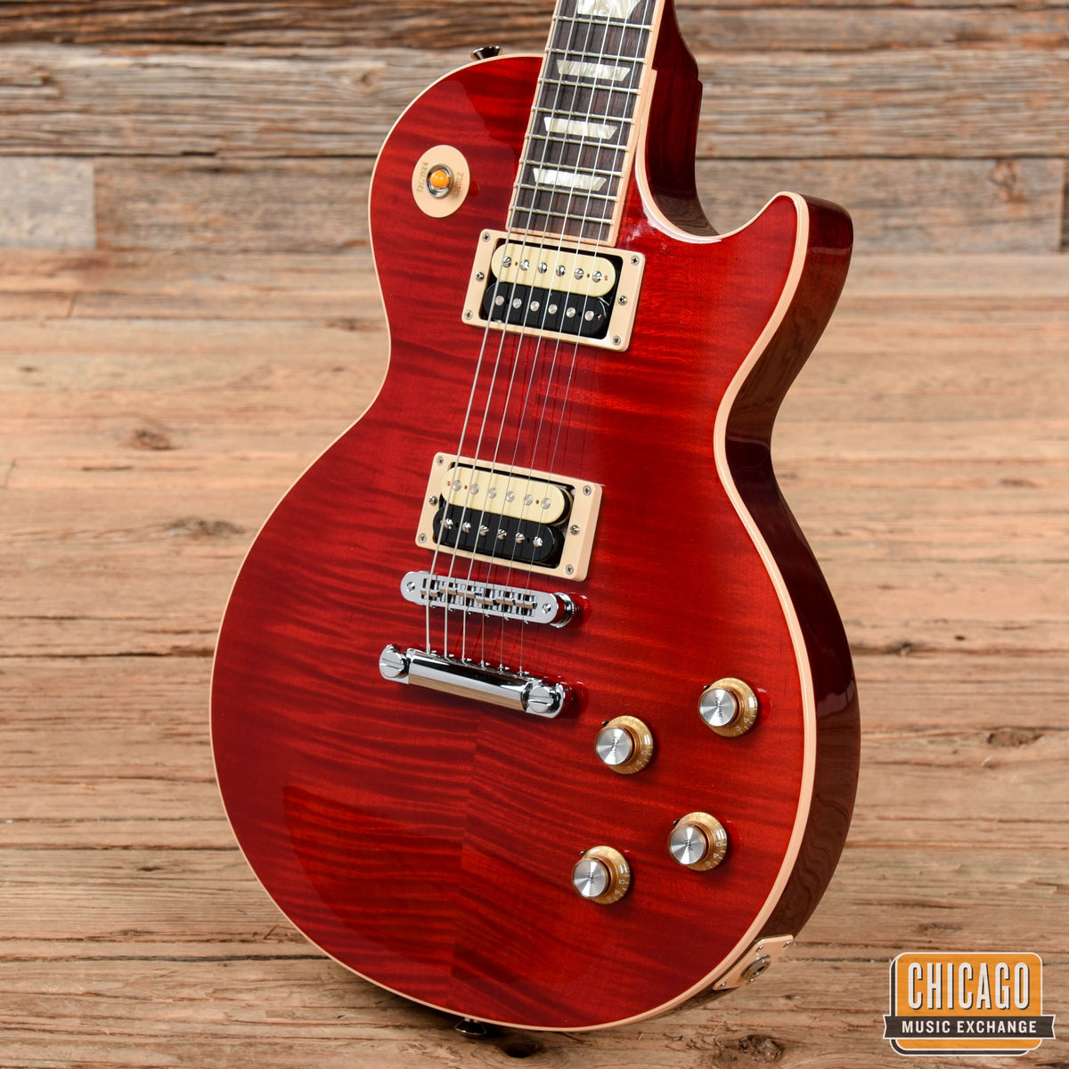 Gibson Slash Signature Les Paul Vermillion Red - View 4 | MusicMarket