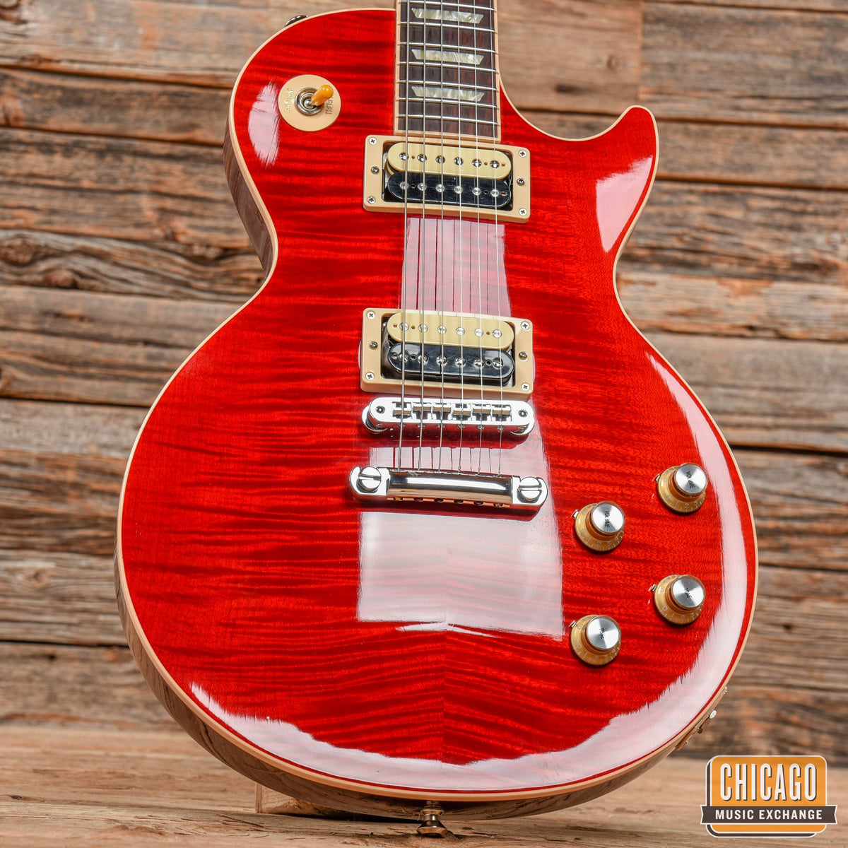 Gibson Slash Signature Les Paul Vermillion Red - View 7 | MusicMarket