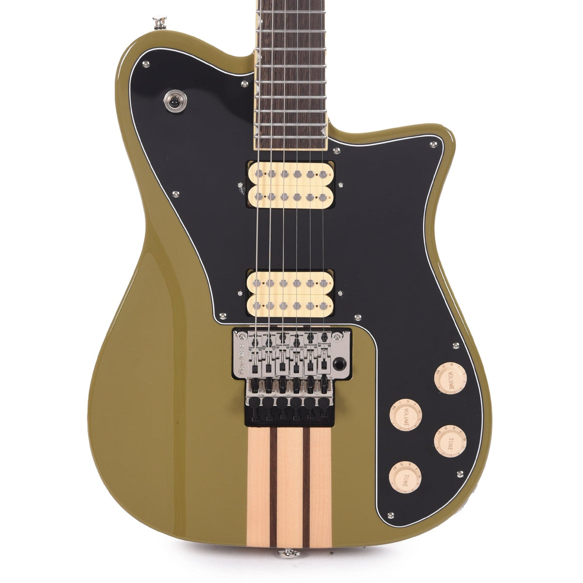 GCI Modernist Guitar Gloss Olive Drab Wings - MusicMarket