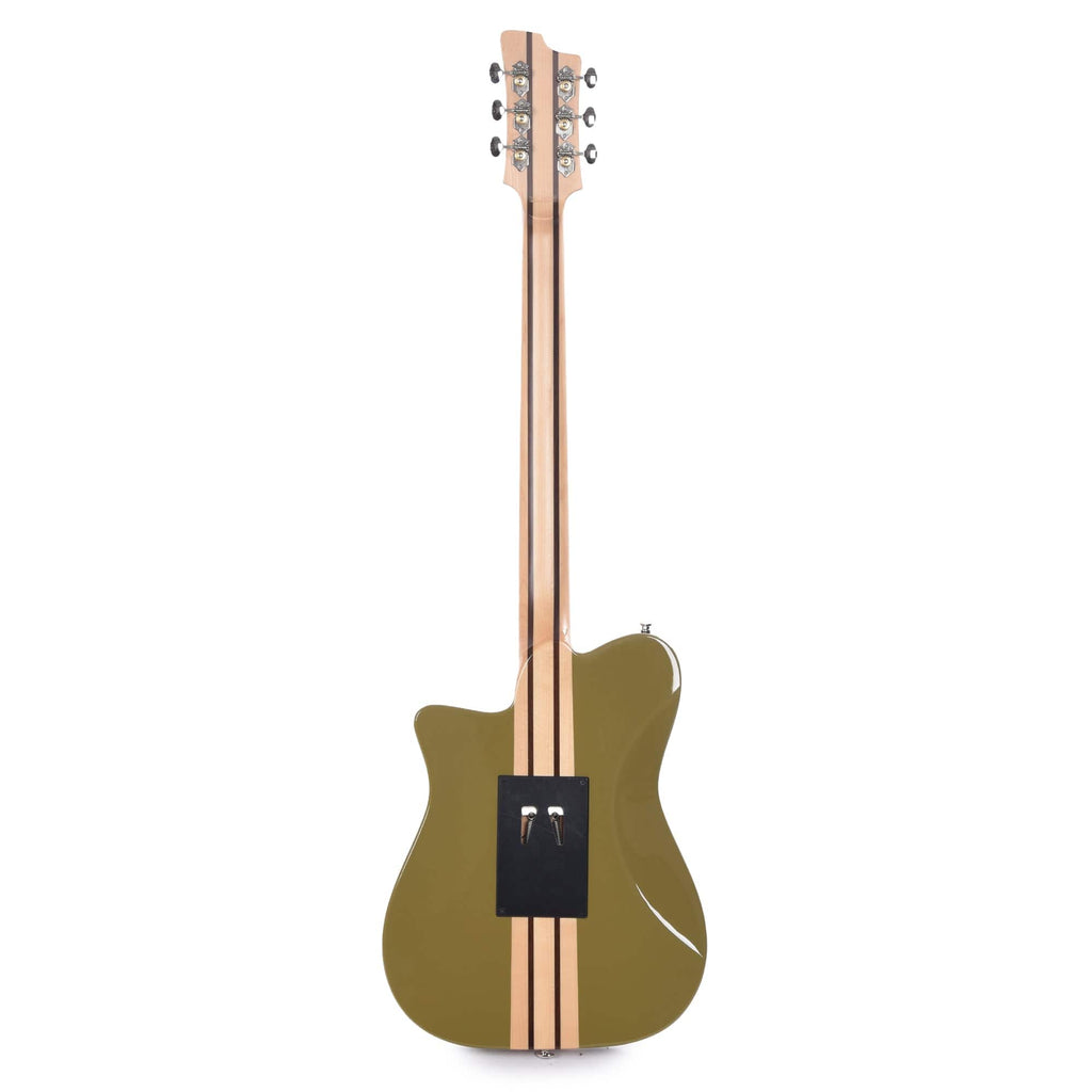 GCI Modernist Guitar Gloss Olive Drab Wings - View 6 | MusicMarket