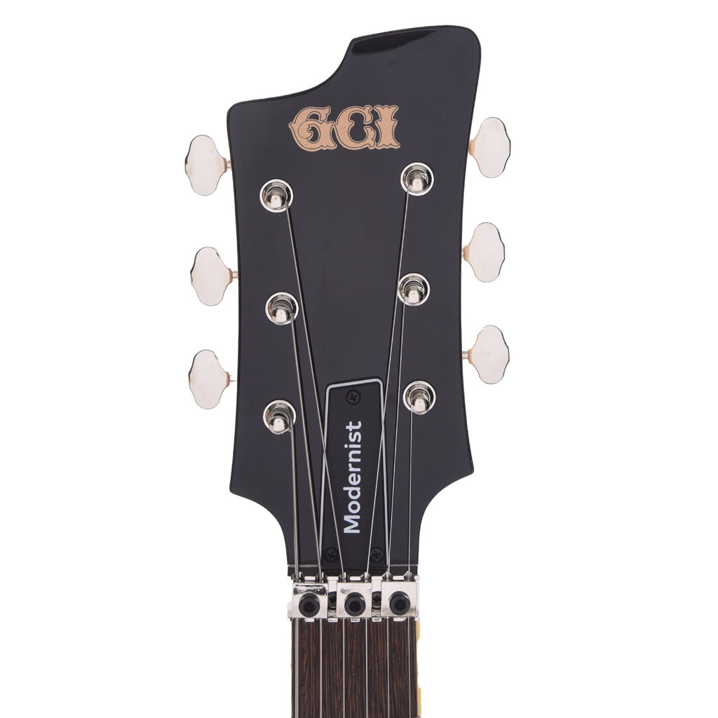 GCI Modernist Guitar Gloss Olive Drab Wings - View 5 | MusicMarket