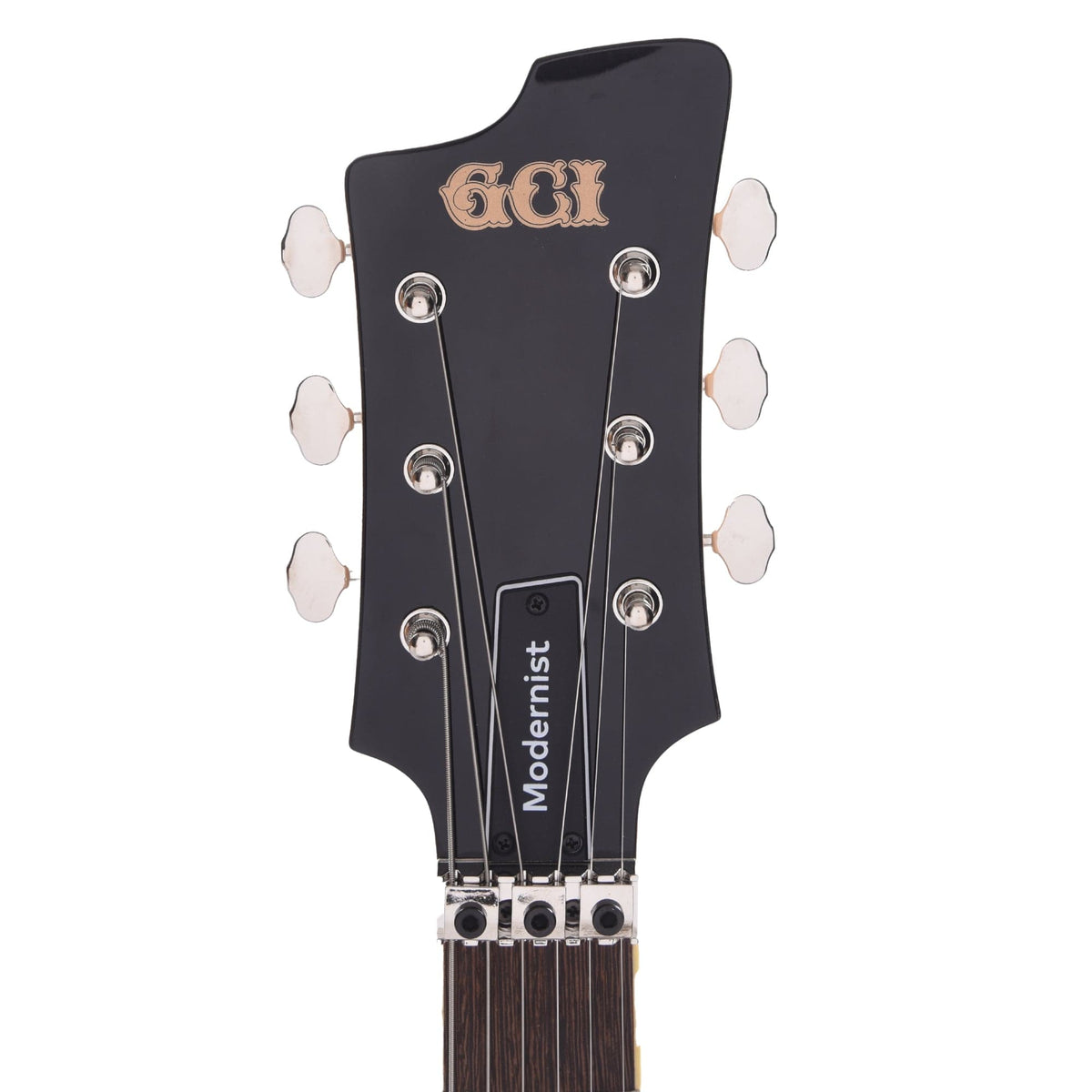 GCI Modernist Guitar Gloss Olive Drab Wings - View 5 | MusicMarket