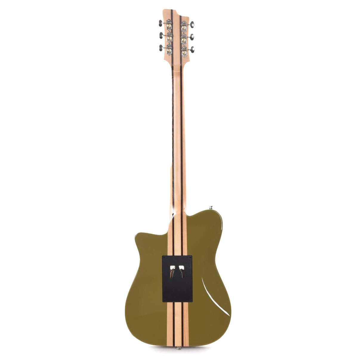 GCI Modernist Guitar Gloss Olive Drab Wings - View 5 | MusicMarket