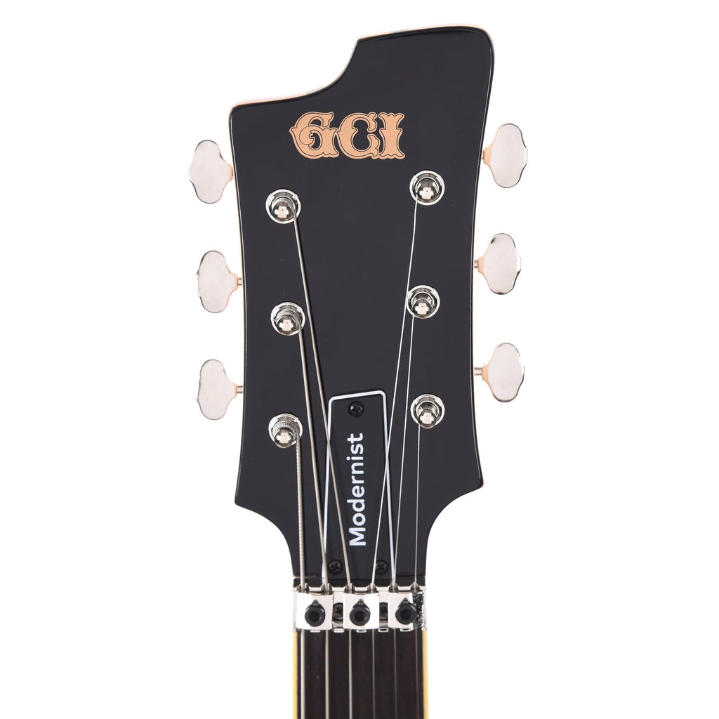 GCI Modernist Guitar Gloss Olive Drab Wings - View 6 | MusicMarket