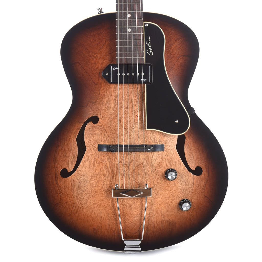 Godin 5th Avenue Kingpin P90 Vintage Burst - MusicMarket