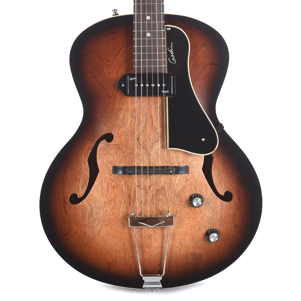 Godin 5th Avenue Kingpin P90 Vintage Burst - MusicMarket