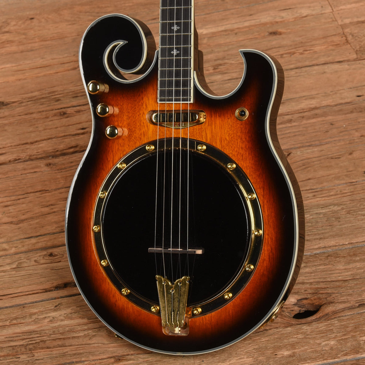 Gold Tone EBM-5 Electric Banjo Sunburst 2023 - View 2 | MusicMarket