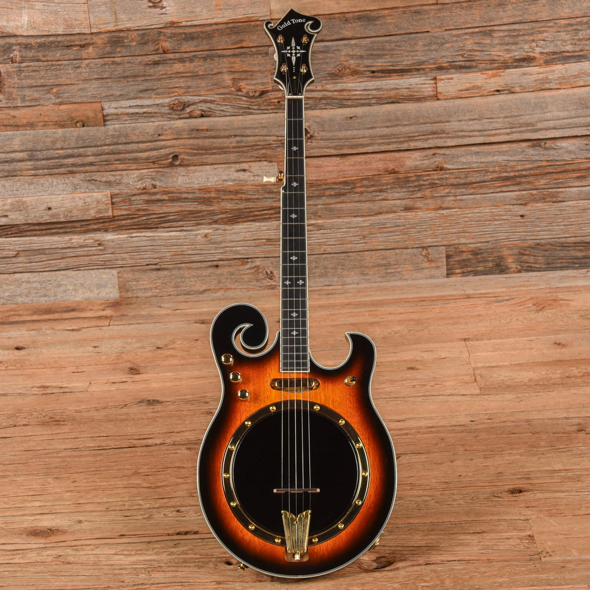 Gold Tone EBM-5 Electric Banjo Sunburst 2023 - View 4 | MusicMarket