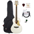 Gretsch G5021WPE Penguin Parlor Acoustic Electric Jumbo Non-Cutaway White w/Fishman Pickup System w/Gig Bag,