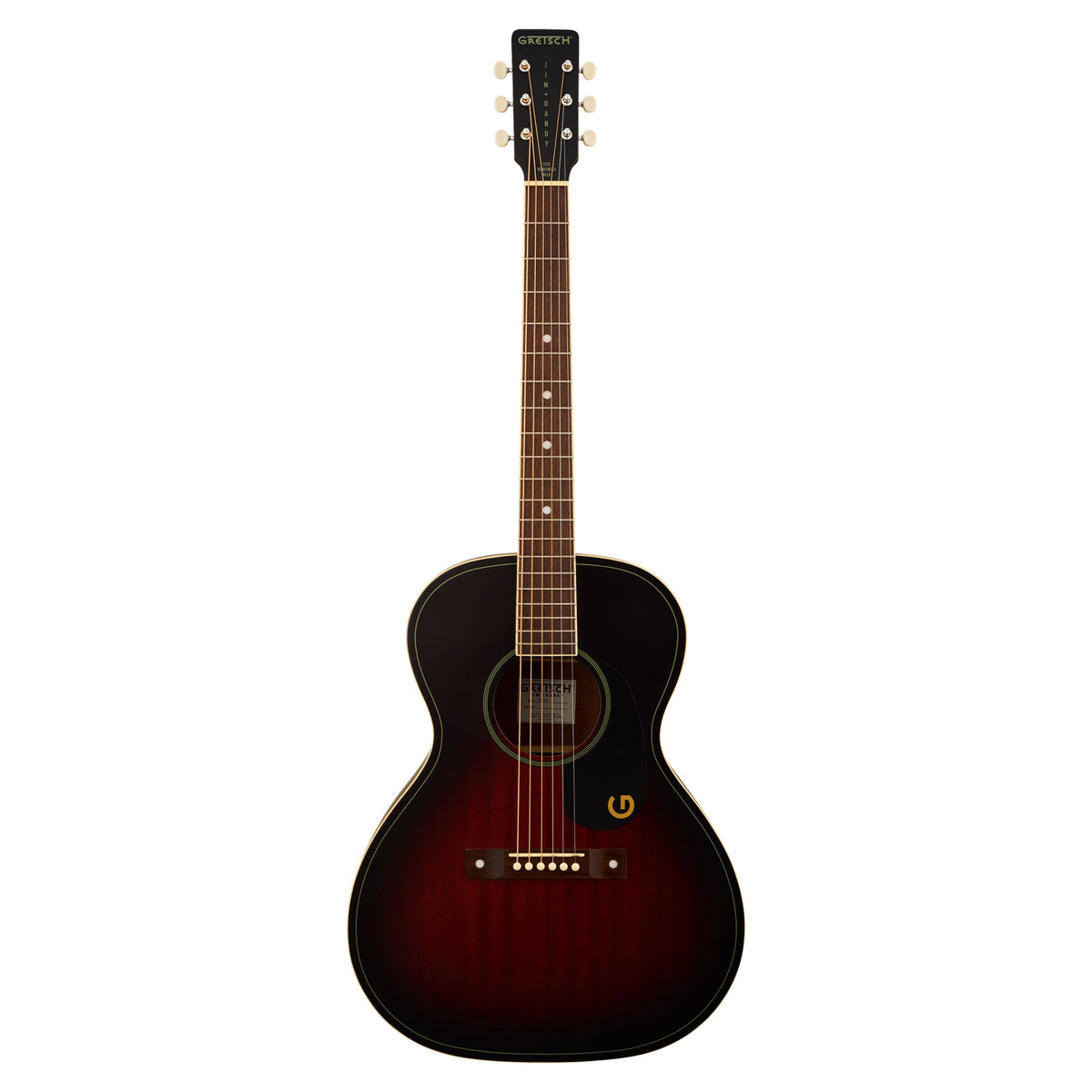 Gretsch Jim Dandy Concert Deep Cherry Burst - View 2 | MusicMarket