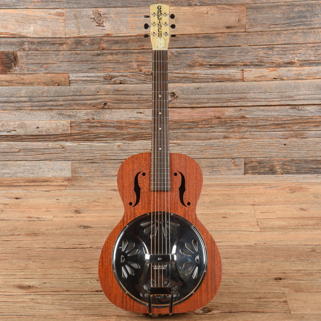 Gretsch G9200 Boxcar Round Neck Resonator Brown 2016 - View 4 | MusicMarket