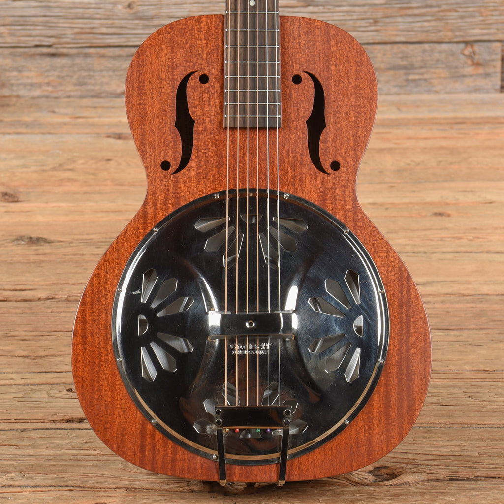 Gretsch G9200 Boxcar Round Neck Resonator Brown 2016 - MusicMarket