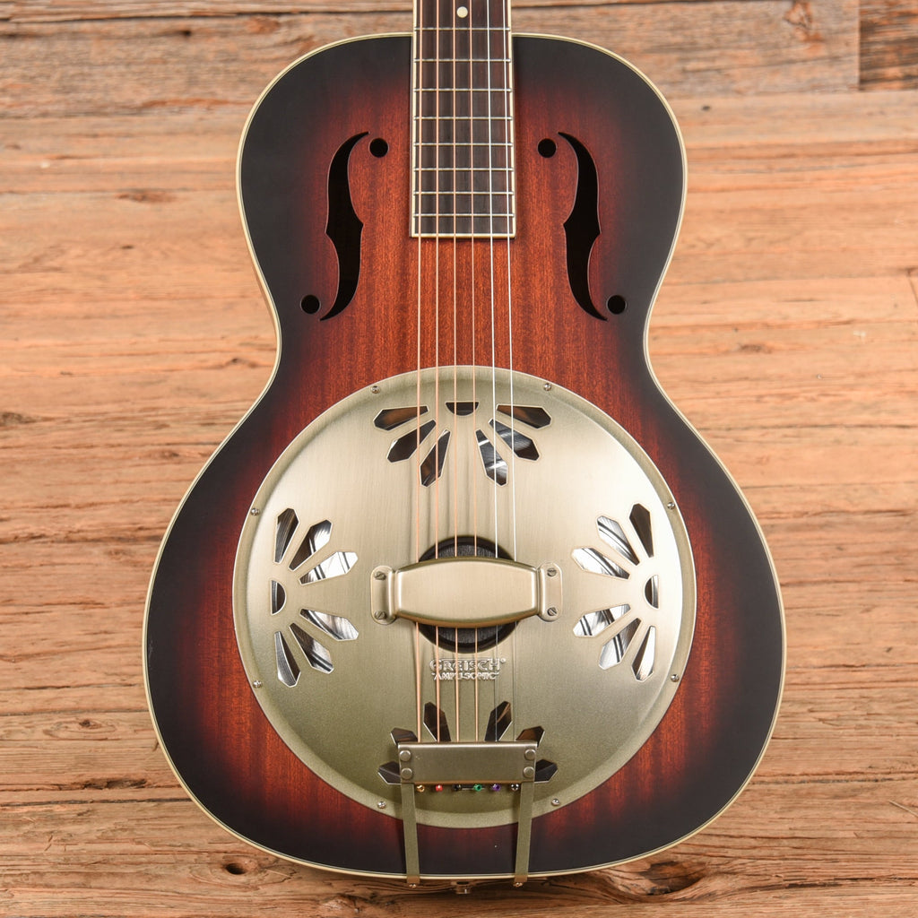 Gretsch G9241 Round Neck Resonator Red Sunburst 2022 - MusicMarket