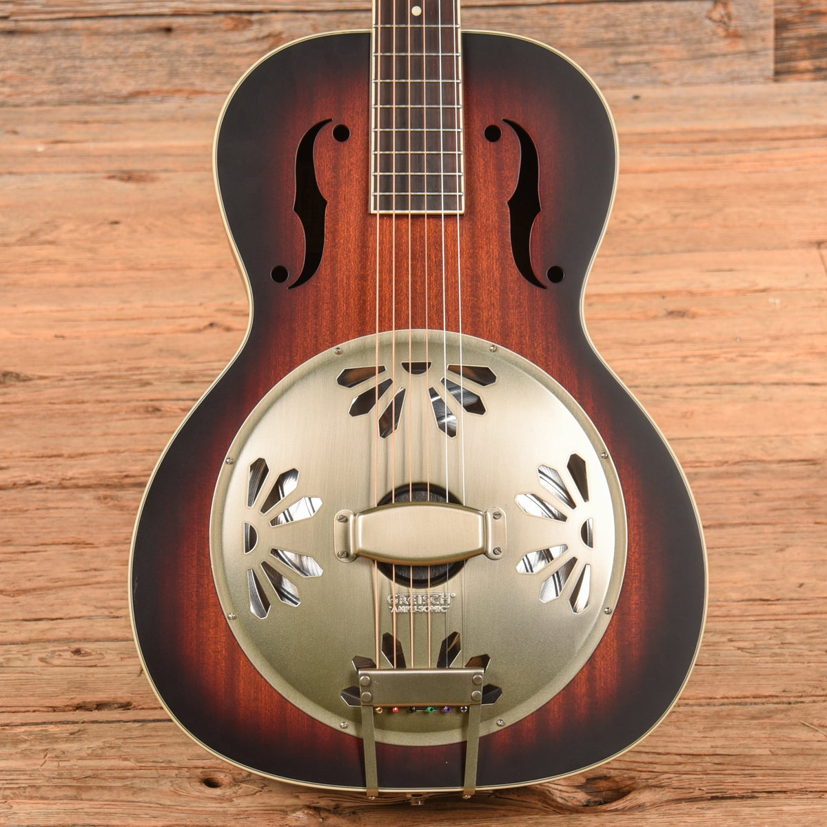 Gretsch G9241 Round Neck Resonator Red Sunburst 2022 - MusicMarket