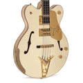 Gretsch G6136B-TP Tom Petersson Signature Falcon 4-String Bass Aged White Lacquer - MusicMarket