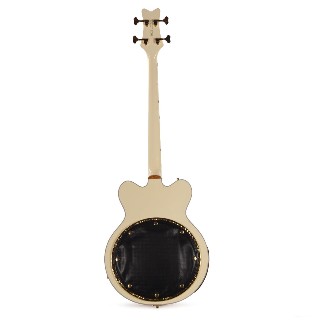 Gretsch G6136B-TP Tom Petersson Signature Falcon 4-String Bass Aged White Lacquer - View 5 | MusicMarket