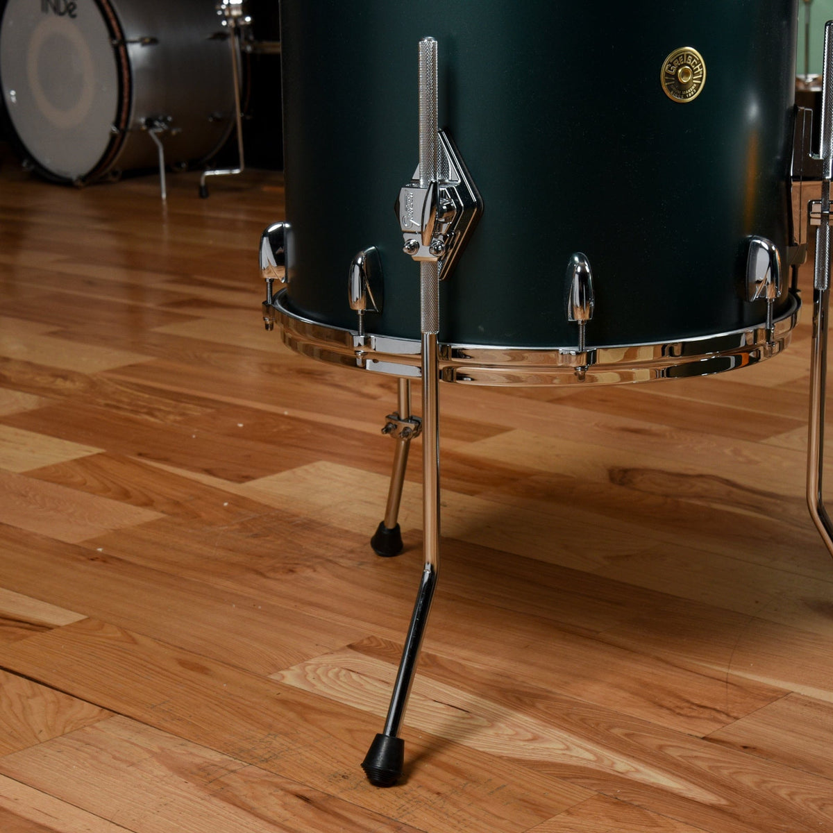 Gretsch USA Custom 13/16/22 3pc. Drum Kit Satin Cadillac Green - View 6 | MusicMarket