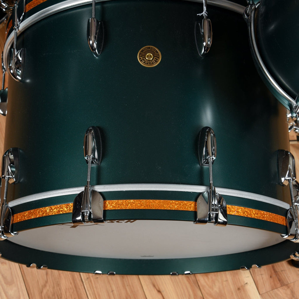 Gretsch USA Custom 13/16/22 3pc. Drum Kit Satin Cadillac Green - View 4 | MusicMarket