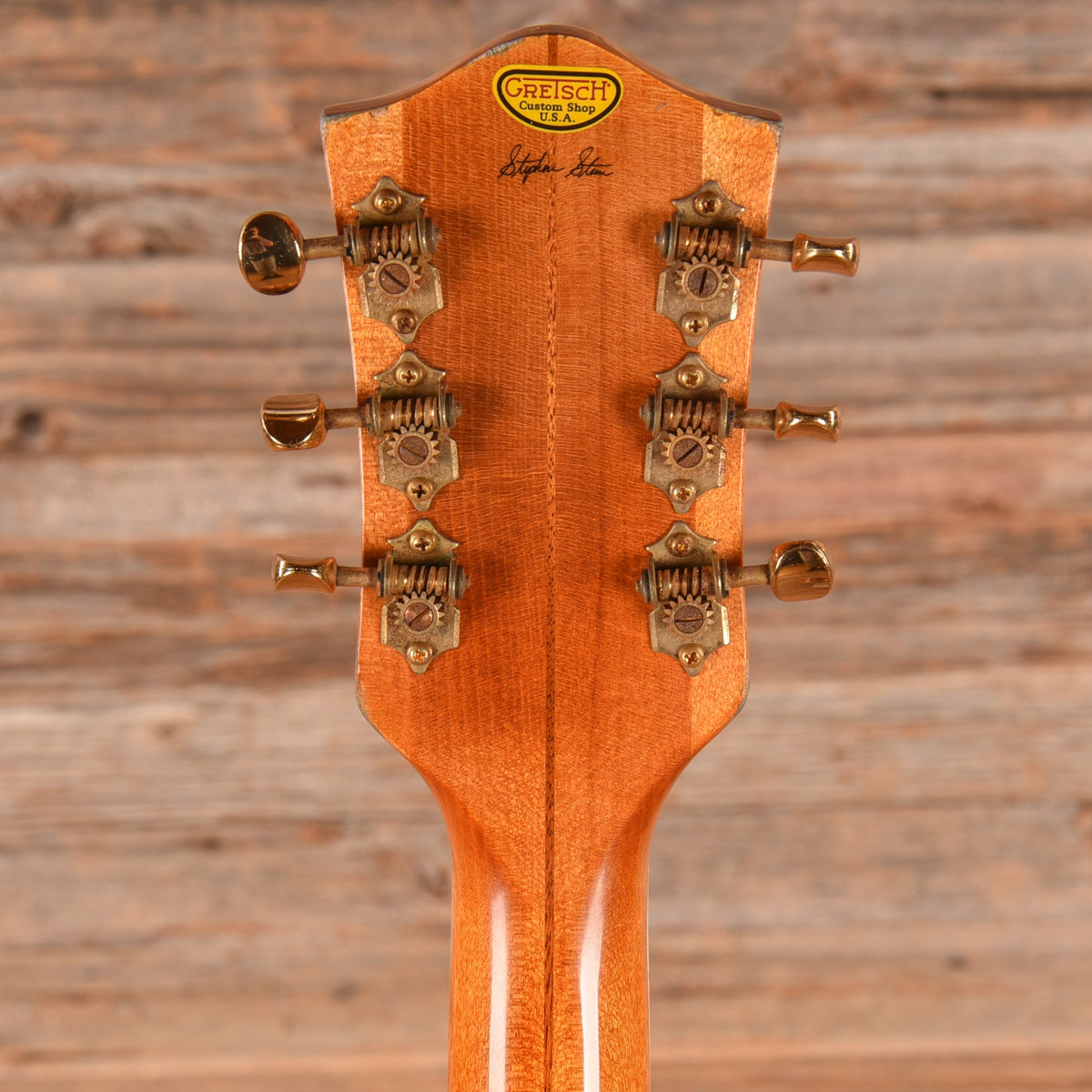 Gretsch Custom Shop G6120CST Nashville Relic Master Built by Stephen Stern Orange 2020 - View 7 | MusicMarket