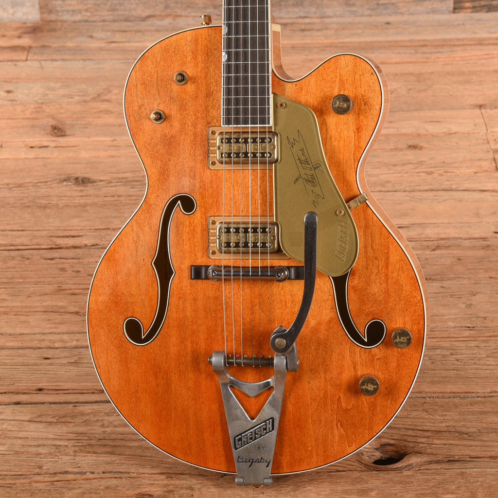 Gretsch Custom Shop G6120CST Nashville Relic Master Built by Stephen Stern Orange 2020 - View 2 | MusicMarket