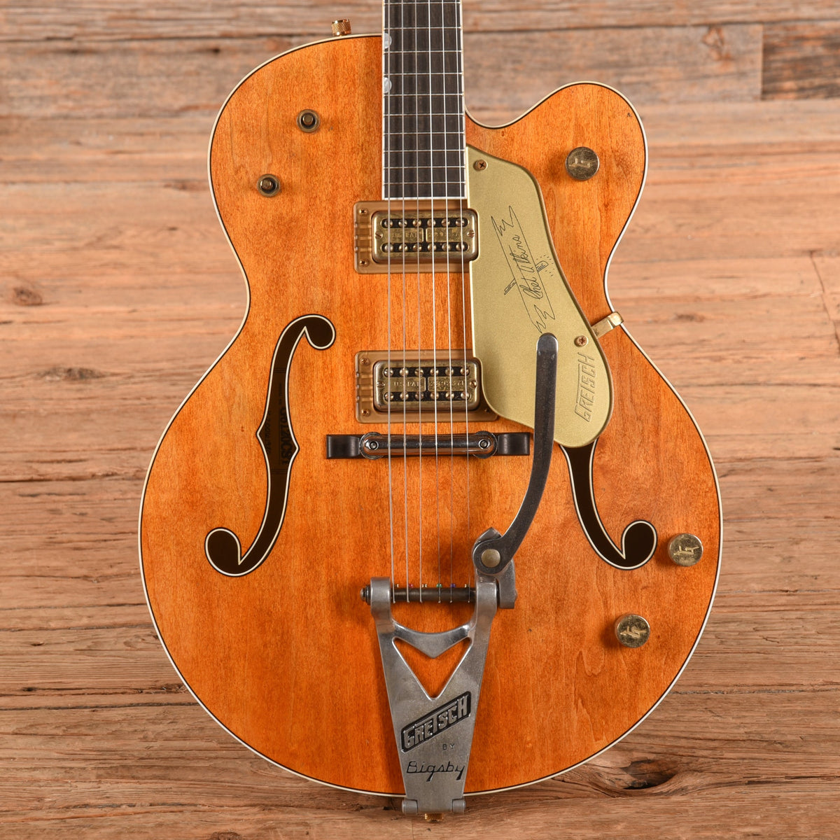 Gretsch Custom Shop G6120CST Nashville Relic Master Built by Stephen Stern Orange 2020 - MusicMarket