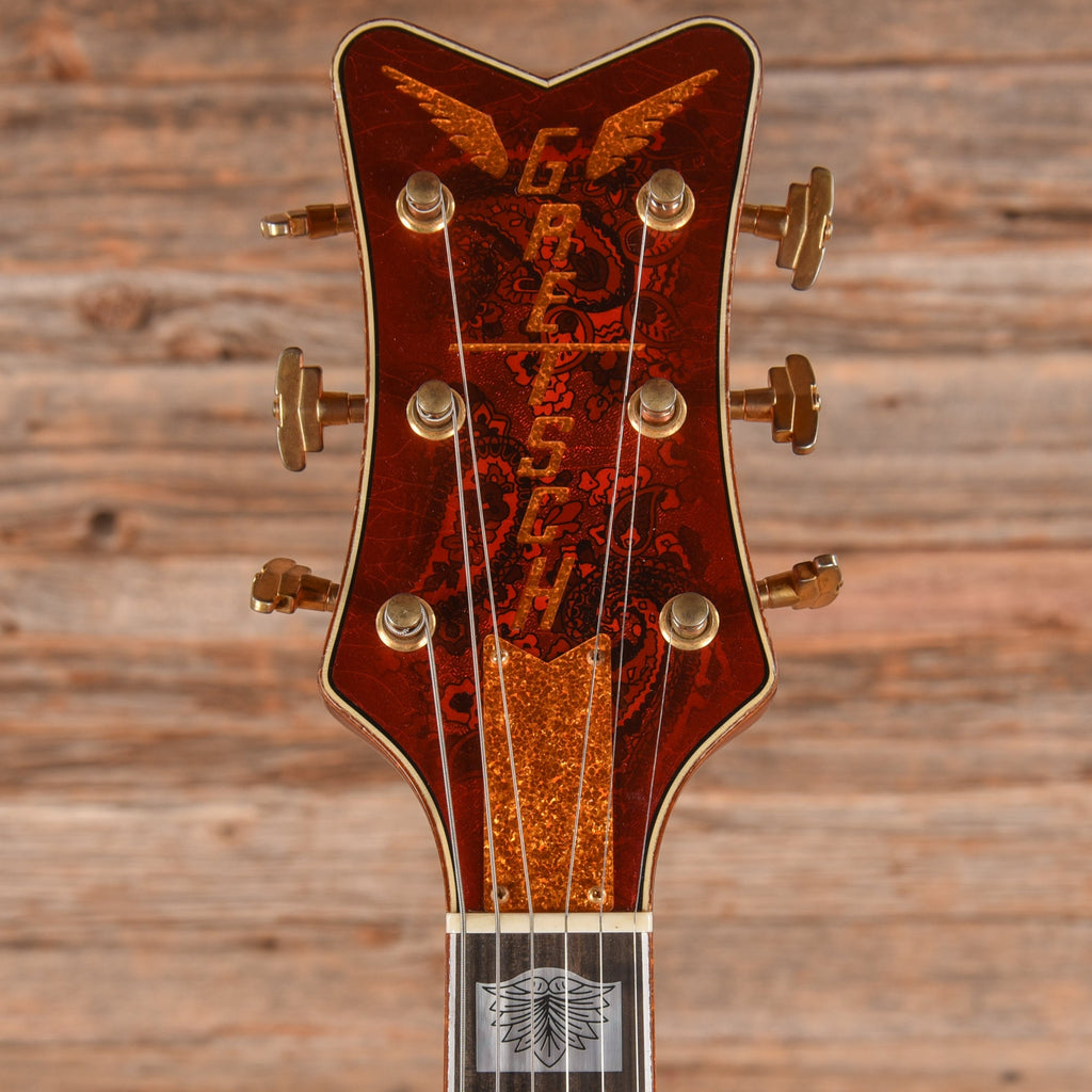 Gretsch Custom Shop G6136-55 Paisley Falcon Relic Master Built by Gonzalo Madrigal Candy Apple Burst 2025 - View 6