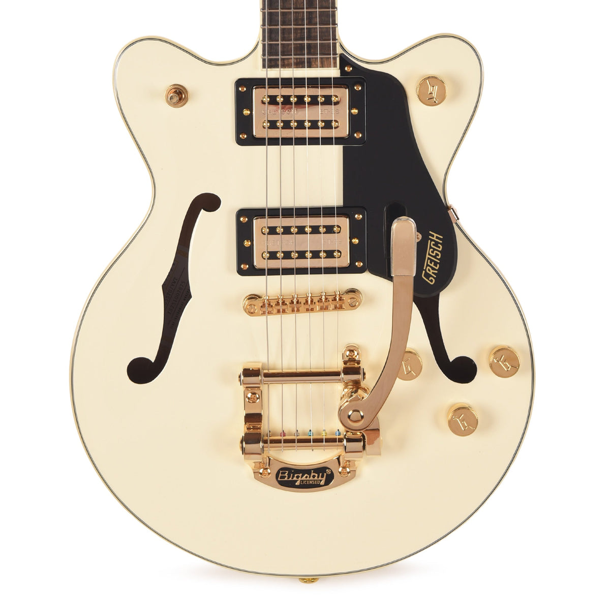 Gretsch G2655TG Streamliner Center Block Jr. Double-Cut LTD Vintage White w/Bigsby LTD - View 2 | MusicMarket