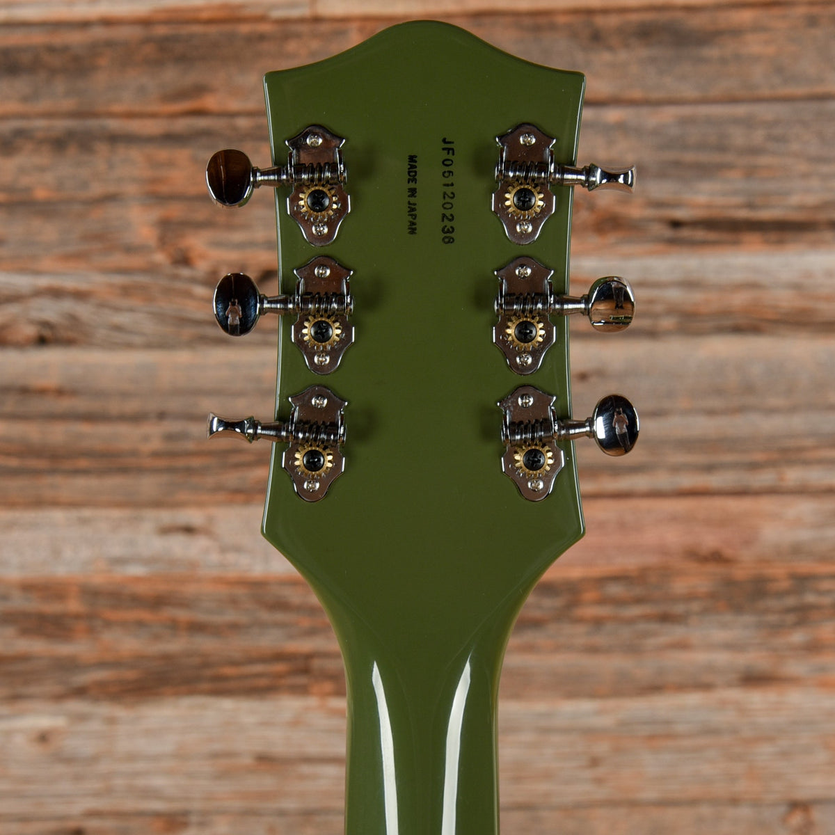 Gretsch G6118T Double Anniversary Smoke Green 2005 - View 7 | MusicMarket