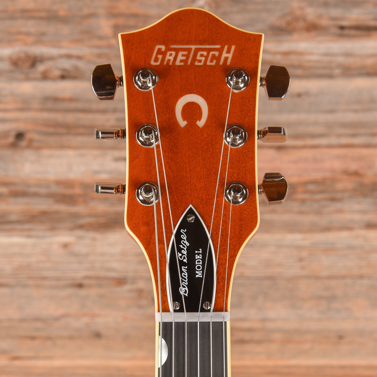 Gretsch G6120T-BSSMK Brian Setzer Signature Nashville '59 "Smoke" Orange 2025 - View 6 | MusicMarket