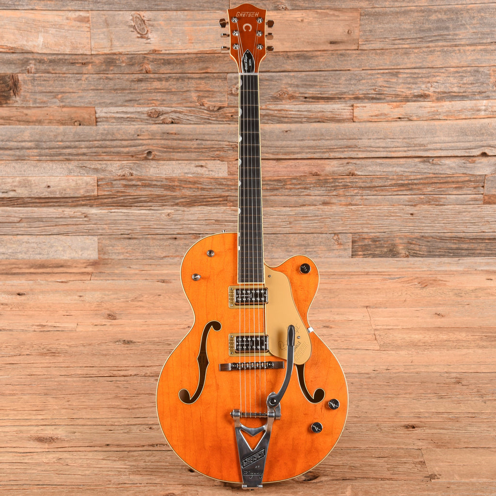 Gretsch G6120T-BSSMK Brian Setzer Signature Nashville '59 "Smoke" Orange 2025 - View 4 | MusicMarket