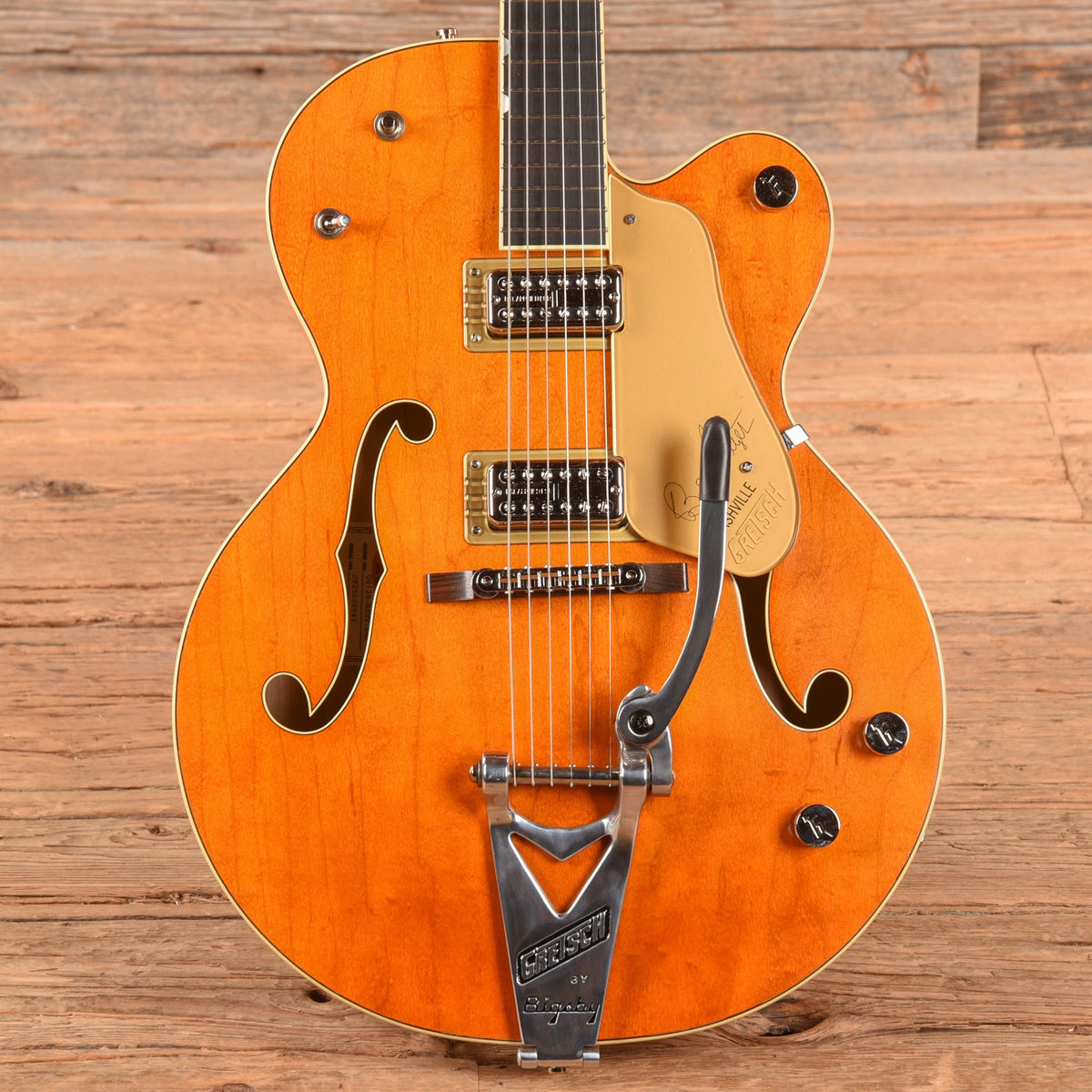 Gretsch G6120T-BSSMK Brian Setzer Signature Nashville '59 "Smoke" Orange 2025 - MusicMarket
