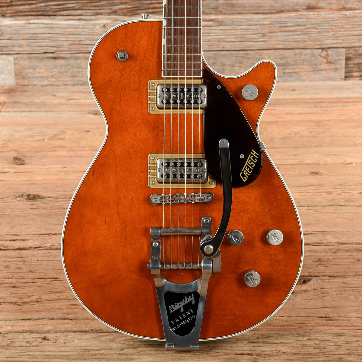 Gretsch G6128T Players Edition Jet FT with Bigsby Round Up ORange 2019 - MusicMarket